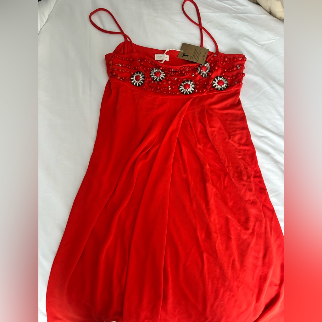 Valentino Mini Dress With Beading